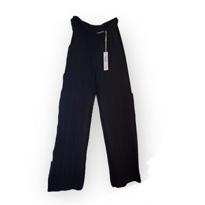 Knit sweat pants w/ 2 pockets
